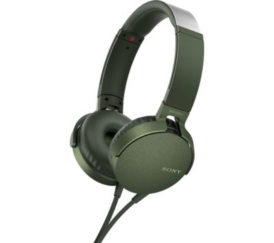 SONY Extra Bass MDR-XB550AP Headphones - Green SONY Extra Bass MDR-XB550AP Headphones - Green